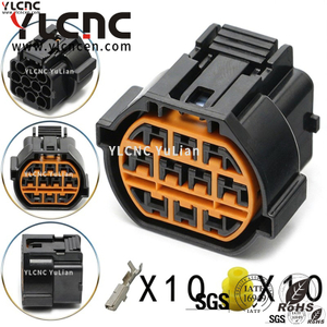 YLCNC HP066-10021 10 PIN Automotive LED Headlight Connector DJ7105-2.2-200-P