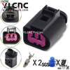 YLCNC 1J0 973 772 2 PIN Automobile Water Jet Motor Turbocharger Plug DJ7025C-3.5-200-P