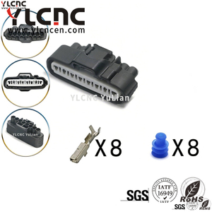 YLCNC 90980-11592 8 PIN Gas Pedal Plug DJ7081-2.2-200