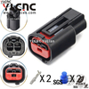YLCNC XT2F-14A464-YC 2 PIN Intake Manifold Valve Plug DJ7021F-1.5-200-P