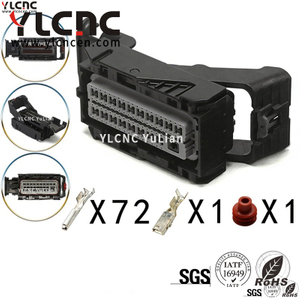 YLCNC 34566-6963 73 PIN Engine Computer Board Plug DJ7733Y-0.6/4.8-200-B7-P