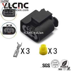 YLCNC 805-199-521 3 PIN Hersman Connector DJ70311-2.5-200