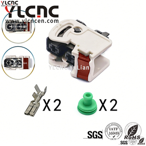 YLCNC 1801655-1 2 PIN Electronic Steering Booster Pump Plug DJ7021-7.8-200