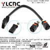 YLCNC 1-1801175-1 2 PIN Oxygen sensor connector waterproof harness plug