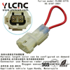 YLCNC 6187-2801 2 PIN Reverse radar connector Wire harness connector kit