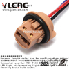YLCNC 3 PIN Automotive T20 7443 Bulb Socket Automotive Wire Harness Cable Assembly