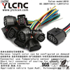 YLCNC 3b0973813 6 PIN Temperature Sensor Connector Automotive Wire Harness Cable Assembly