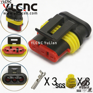 YLCNC 282087-1 3 PIN HID Connector DJ7031-1.5-200