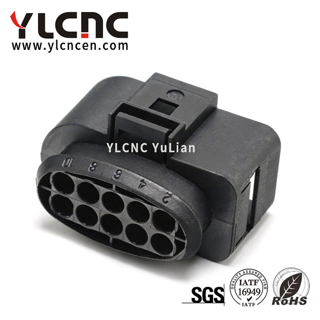 YLCNC 1J0 973 735 10 PIN Automotive Ignition Coil Connector DJ7105A-3.5-200-P