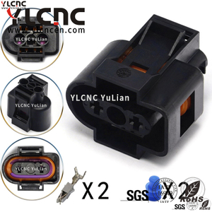 YLCNC 1J0973202 2 PIN Car Liquid Level Sensor Plug DJ7026YD-3.5-200-P