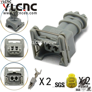 YLCNC 282189-3 2 PIN Automobile Solenoid Valve Switch Plug DJ7023AR-3.5-208