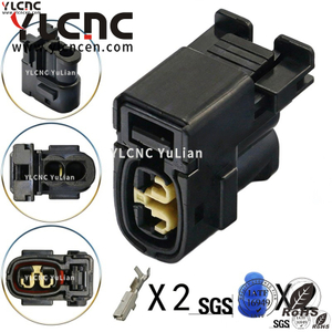 YLCNC 642273-5 2 PIN Ignition Coil Sensor Plug DJ70224C-2-200-P