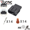 YLCNC 7288-6612-30 14 PIN Electrical Automotive Wire Harness Connector DJ7149F-1.2-100