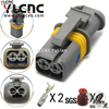 YLCNC 18385000002 2 PIN Automotive Exhaust Temperature Sensor Connector MAN DJ7028A/B-1.5-208-P