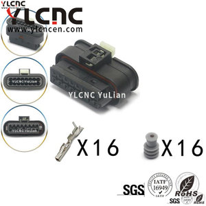 YLCNC 805-587-541 16 PIN Back-up Radar Camera Plug DJ7162Y-1.2-200