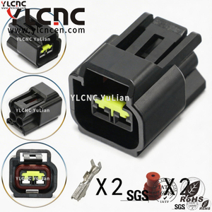YLCNC FW-C-2F-B 2 PIN High Voltage Pack Ignition Coil Plug DJ7023Y-2.3-200